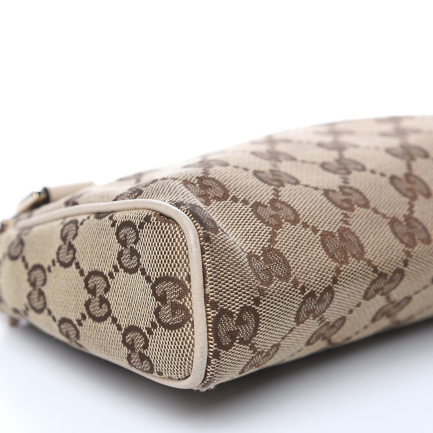 Monogram D Ring Cosmetic Case White