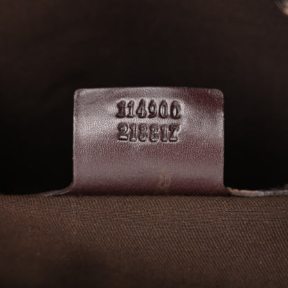 Gucci Guccissima Large Horsebit Chain Hobo Chocolate 7 of 11