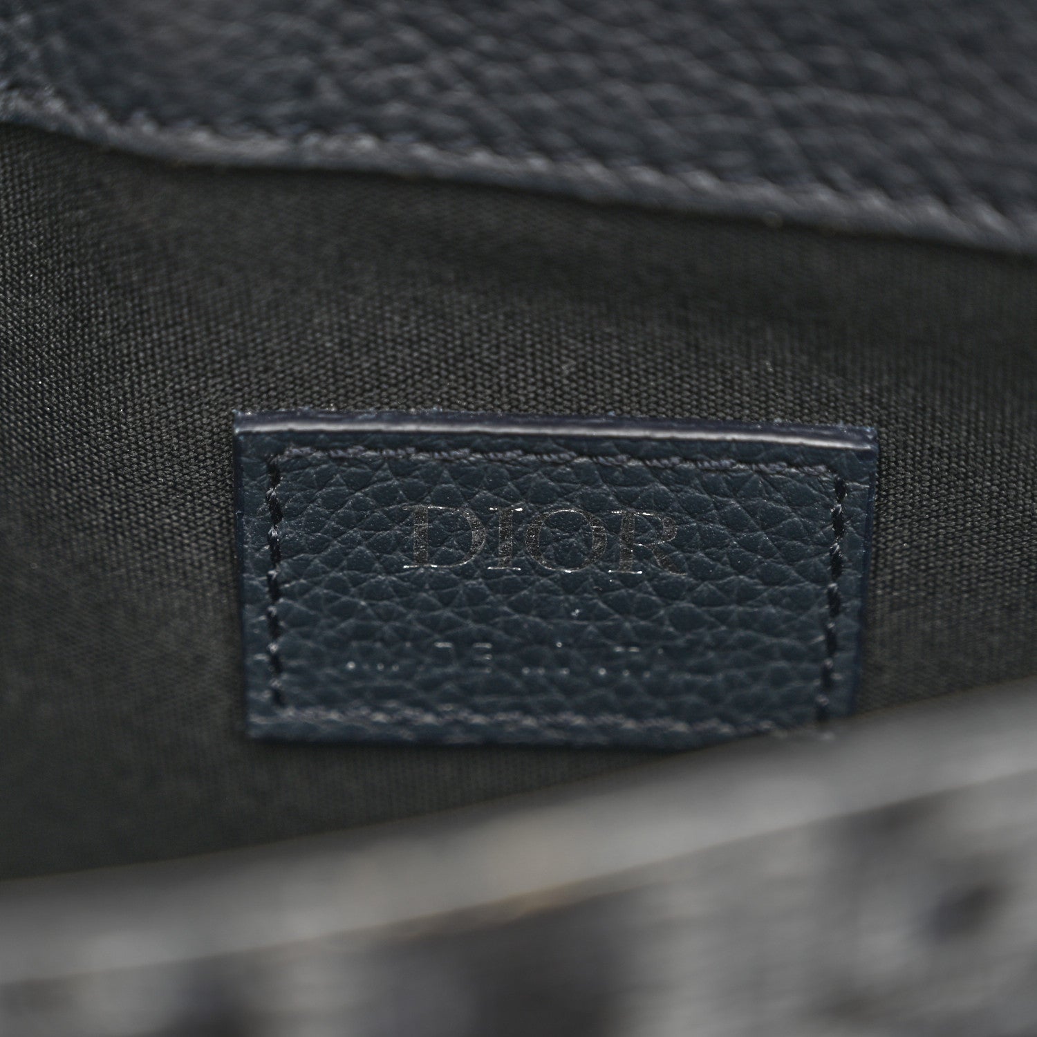 Christian Dior Oblique Saddle Messenger Pouch Blue 6 of 10