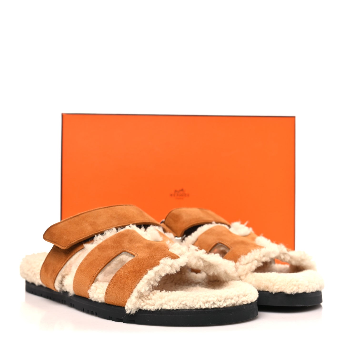 Suede Goatskin Woolskin Womens Chypre Sandals 39 Naturel Ecru