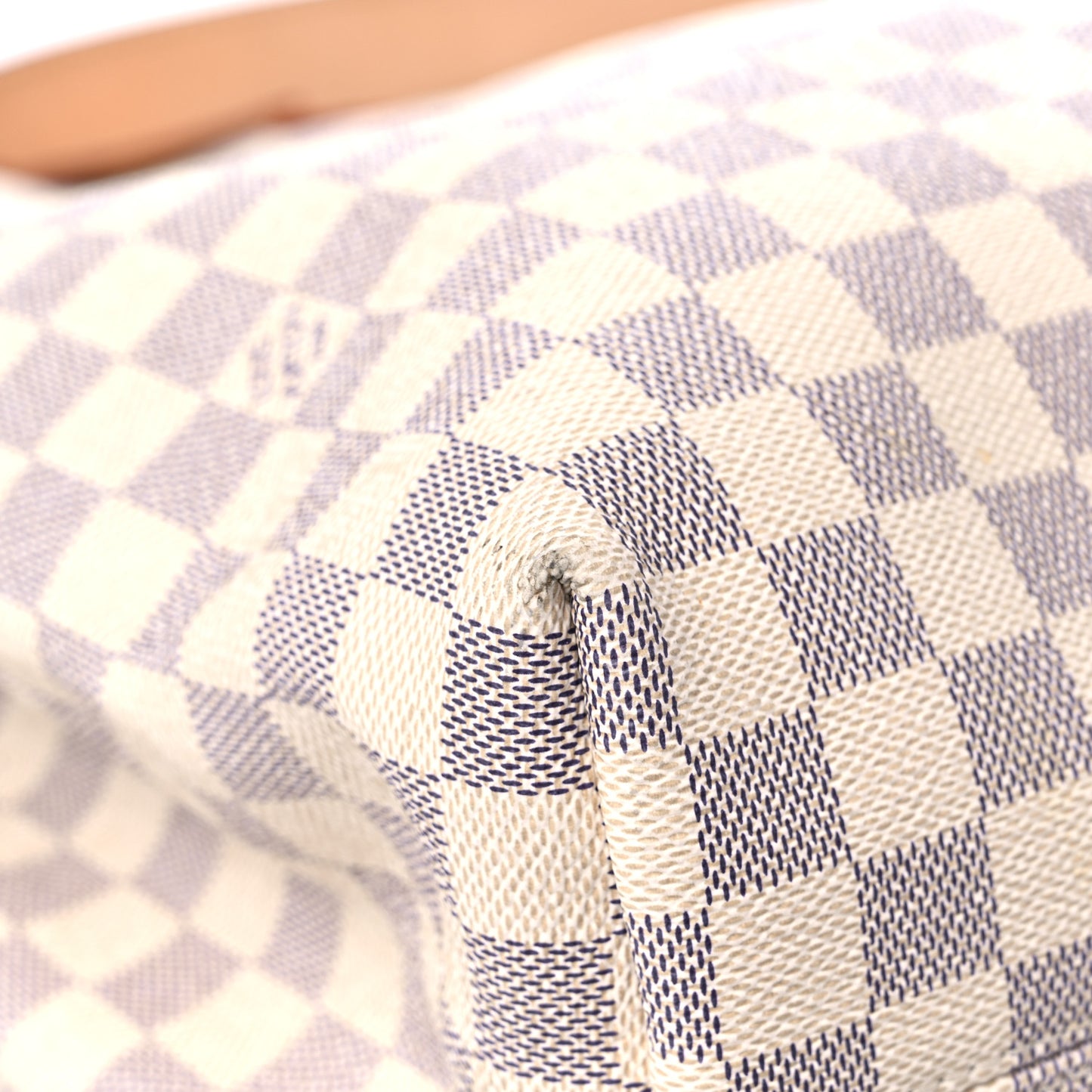 Damier Azur Graceful MM Rose Ballerine