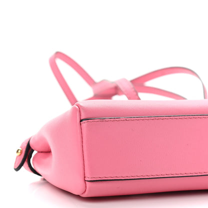 Fendi Shiny Nappa Micro Peekaboo Iconic Satchel Rosa Fluo 8 of 9