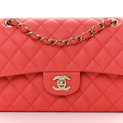 Chanel Caviar Quilted Small Double Flap Red 8 of 11
