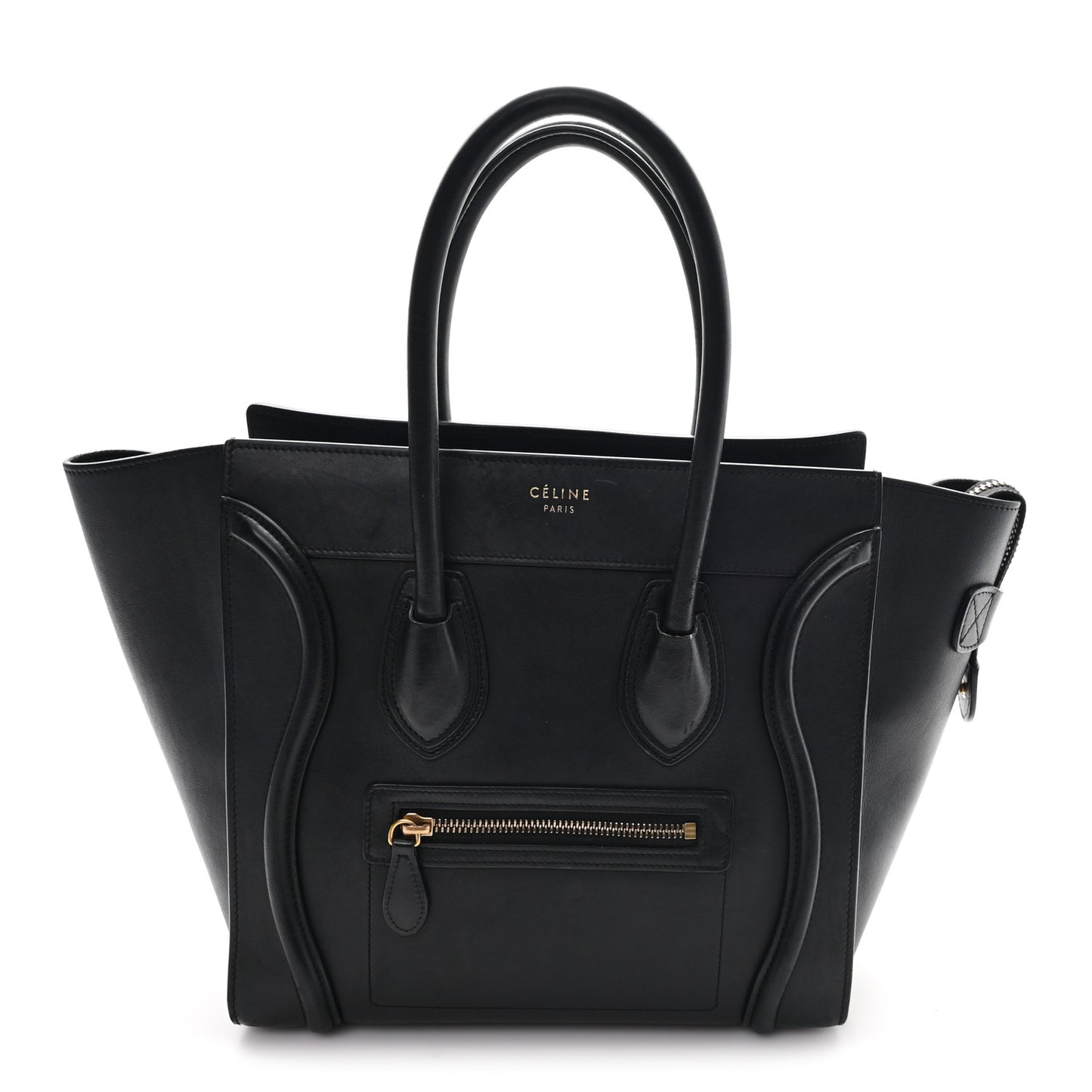 Smooth Calfskin Micro Luggage Black