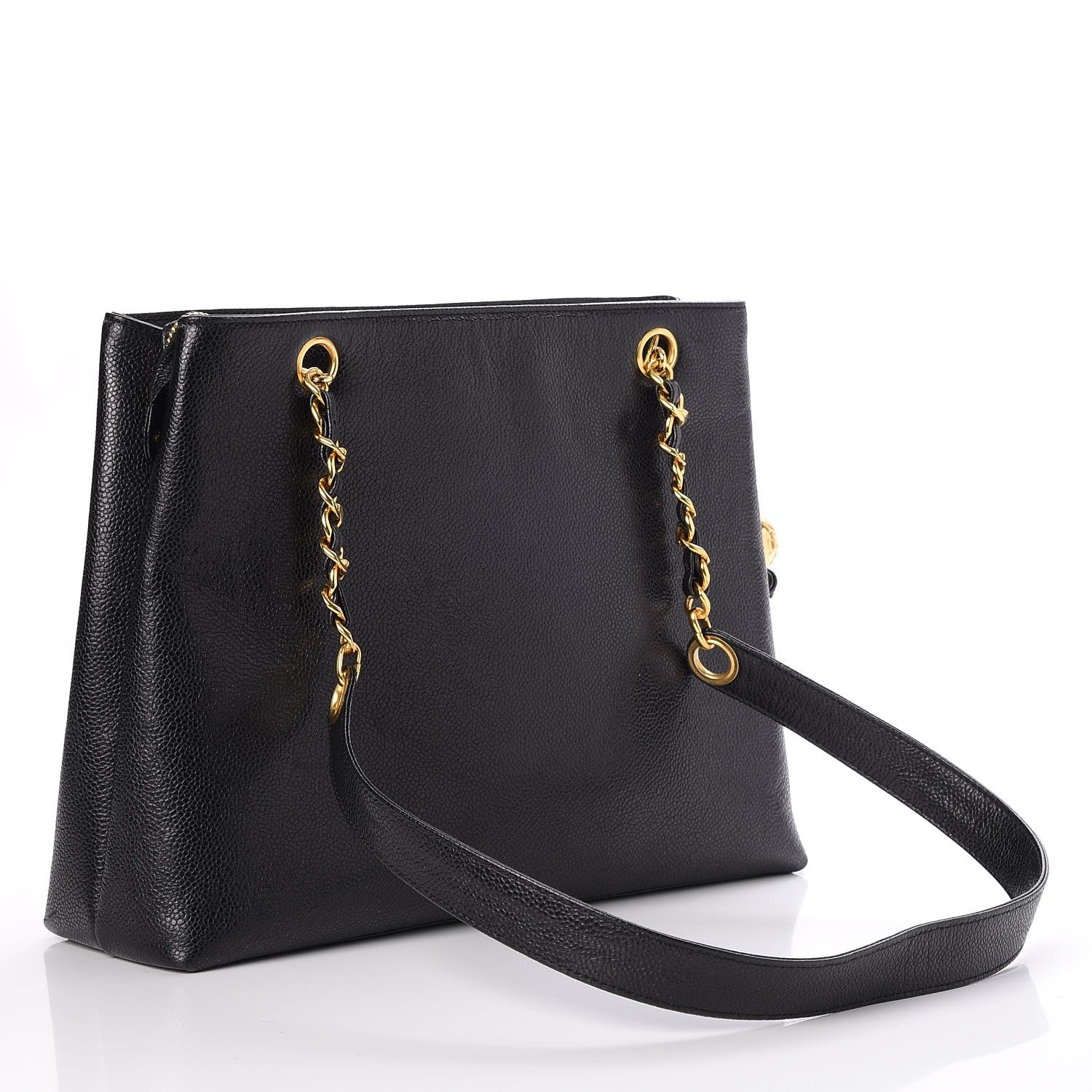 Chanel Caviar Flap Shoulder Bag Black 3 of 8