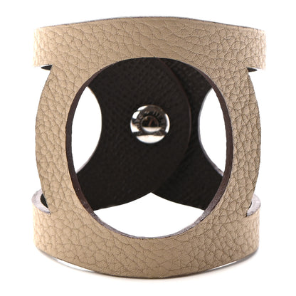 Hermes Epsom Togo Petit H Bracelet Etain Trench 1 of 6