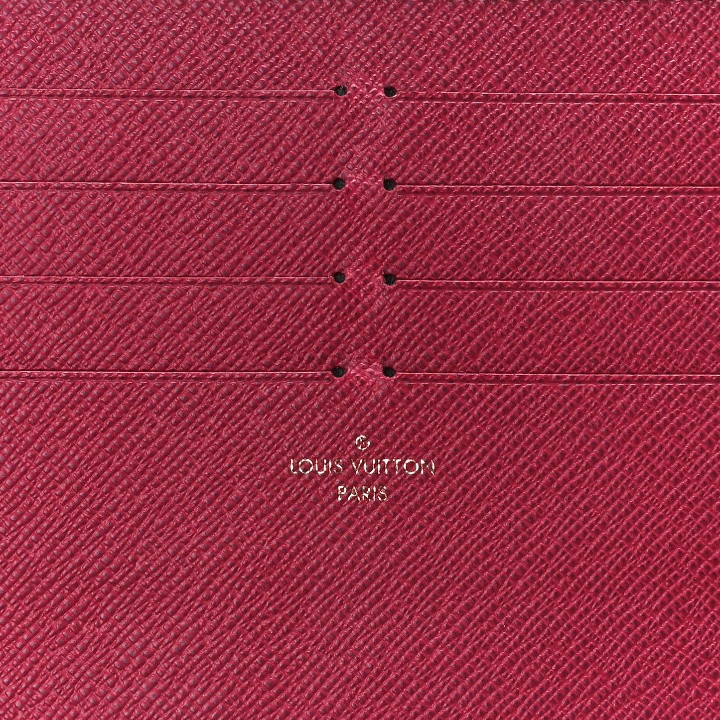 Monogram Pochette Felicie Chain Wallet Fuchsia