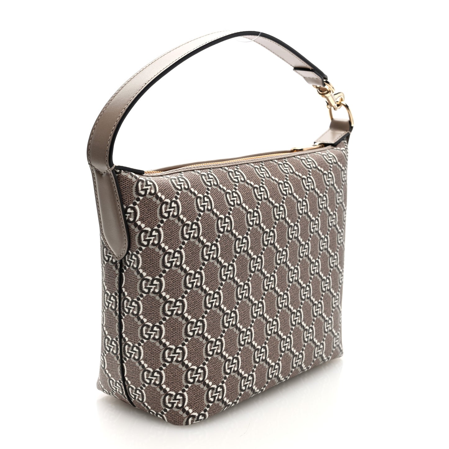 GG Shadow Monogram Super Mini Ophidia Shoulder Bag Taupe