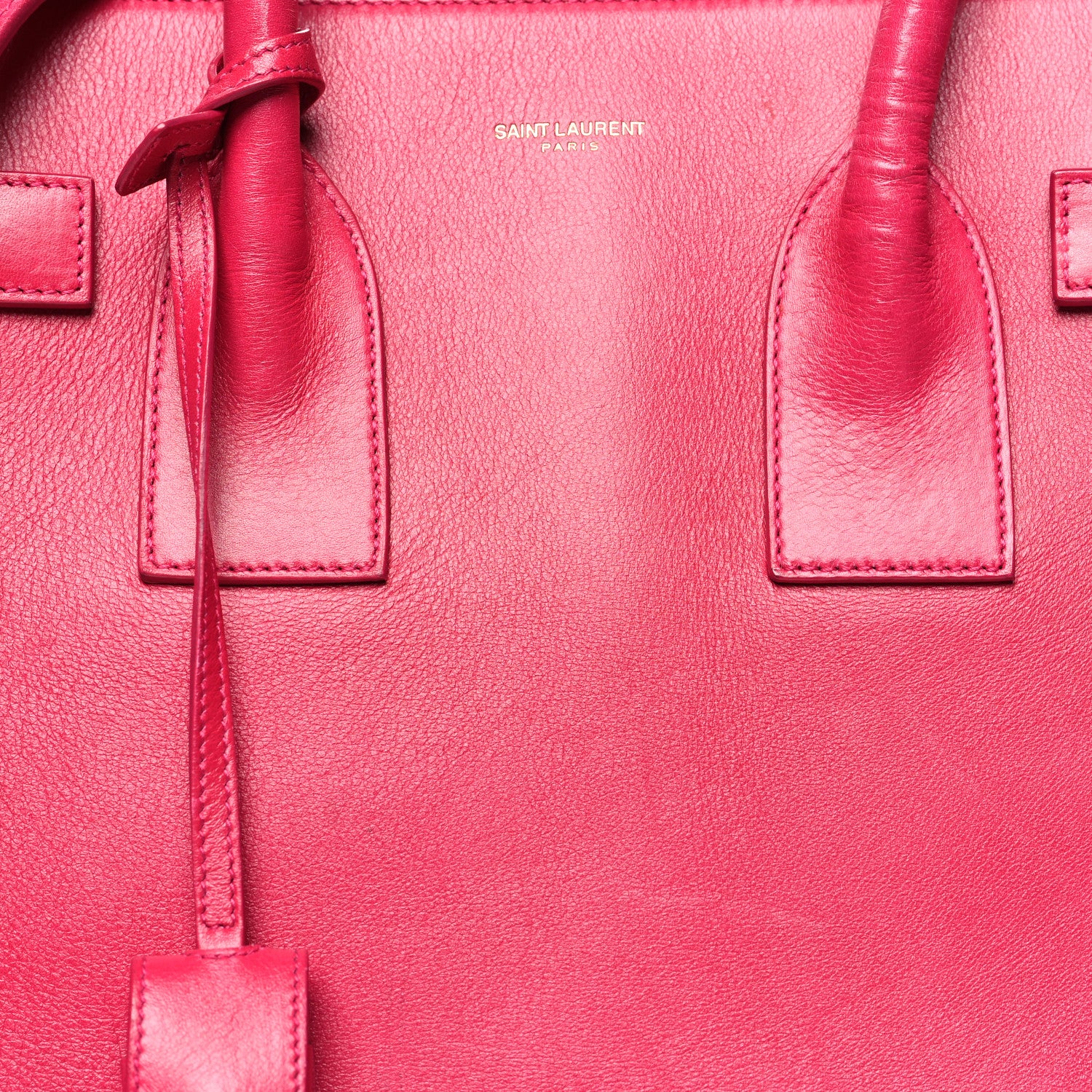 Saint Laurent Calfskin Small Sac De Jour Lipstick Pink 9 of 19