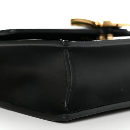 Gucci Calfskin Super Mini Sylvie Chain Shoulder Bag Black 9 of 11
