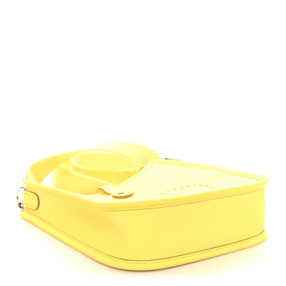 Hermes Taurillon Clemence Evelyne TPM Limoncello 4 of 11