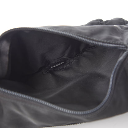 Prada Tessuto Nylon Single Buckle Messenger Bag Black 4 of 12
