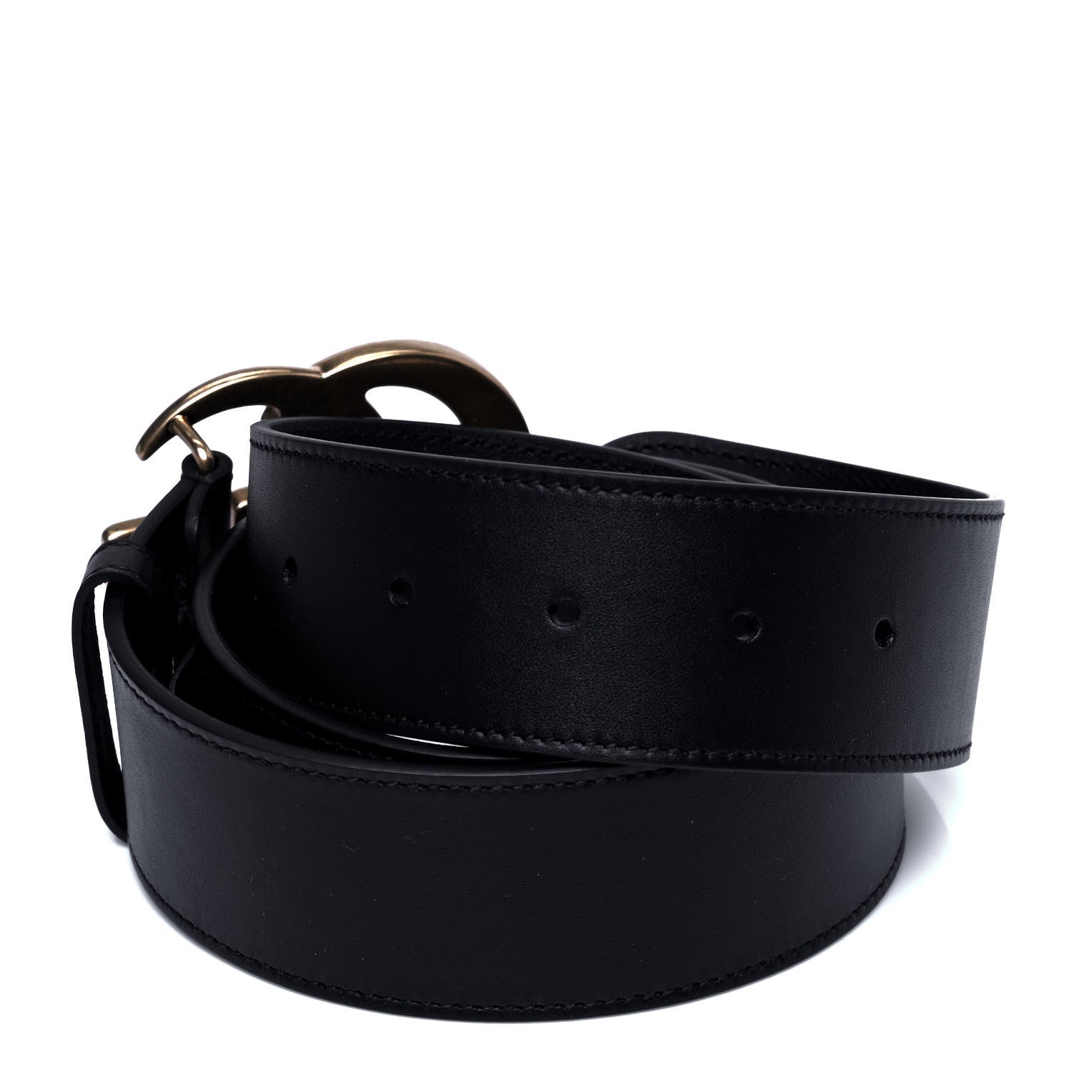 Gucci Calfskin Double G 40mm Belt 85 34 Black 4 of 7