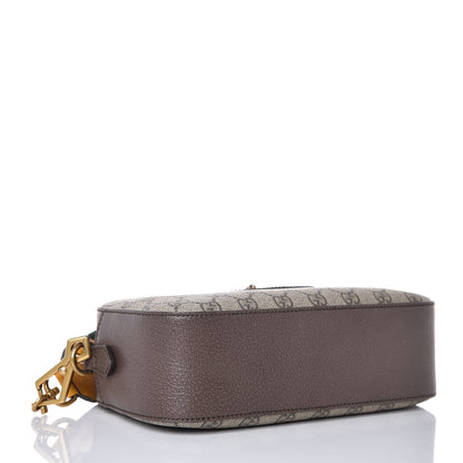 Gucci GG Supreme Monogram Web Neo Vintage Shoulder Bag Beige New Acero Crop 4 of 7