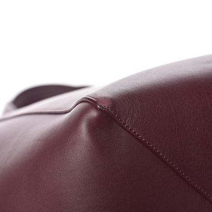 Celine Smooth Calfskin Small Tassel Cabas Phantom Burgundy 13 of 14