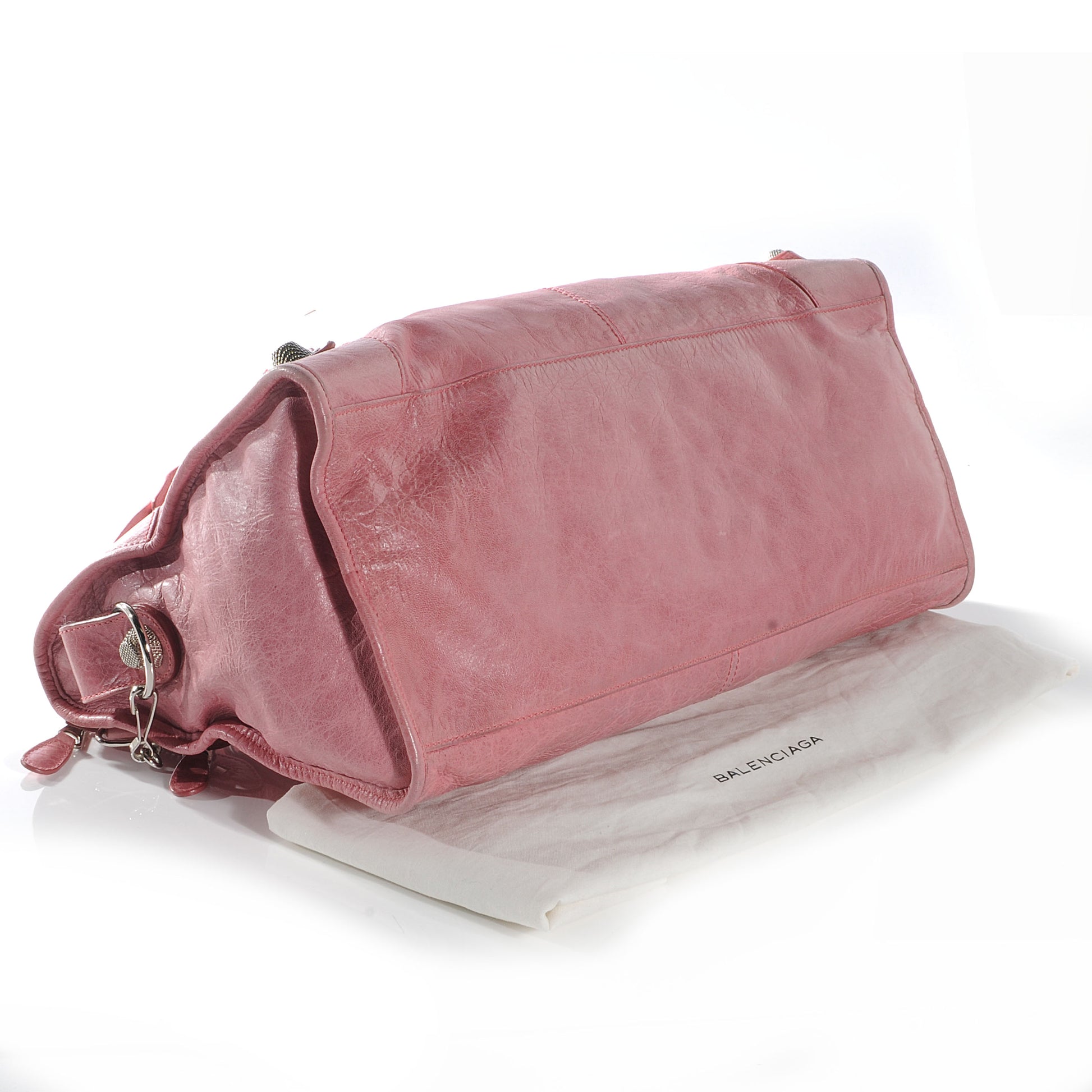 Balenciaga Agneau Giant 21 Silver Hardware Part Time Framboise 4 of 7