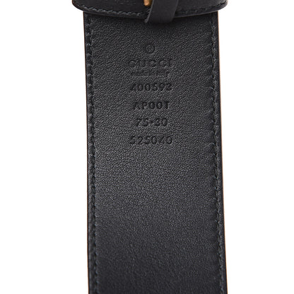 Gucci Calfskin Double G 40mm Belt 75 30 Black 5 of 6