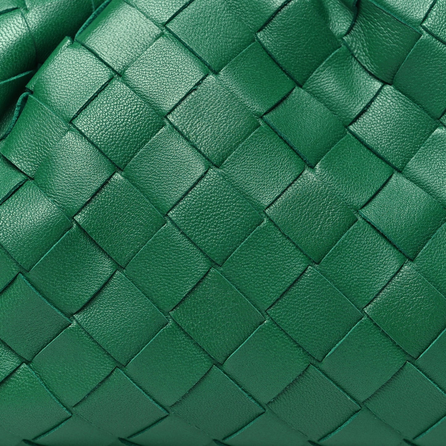 Nappa Intrecciato The Mini Pouch Racing Green
