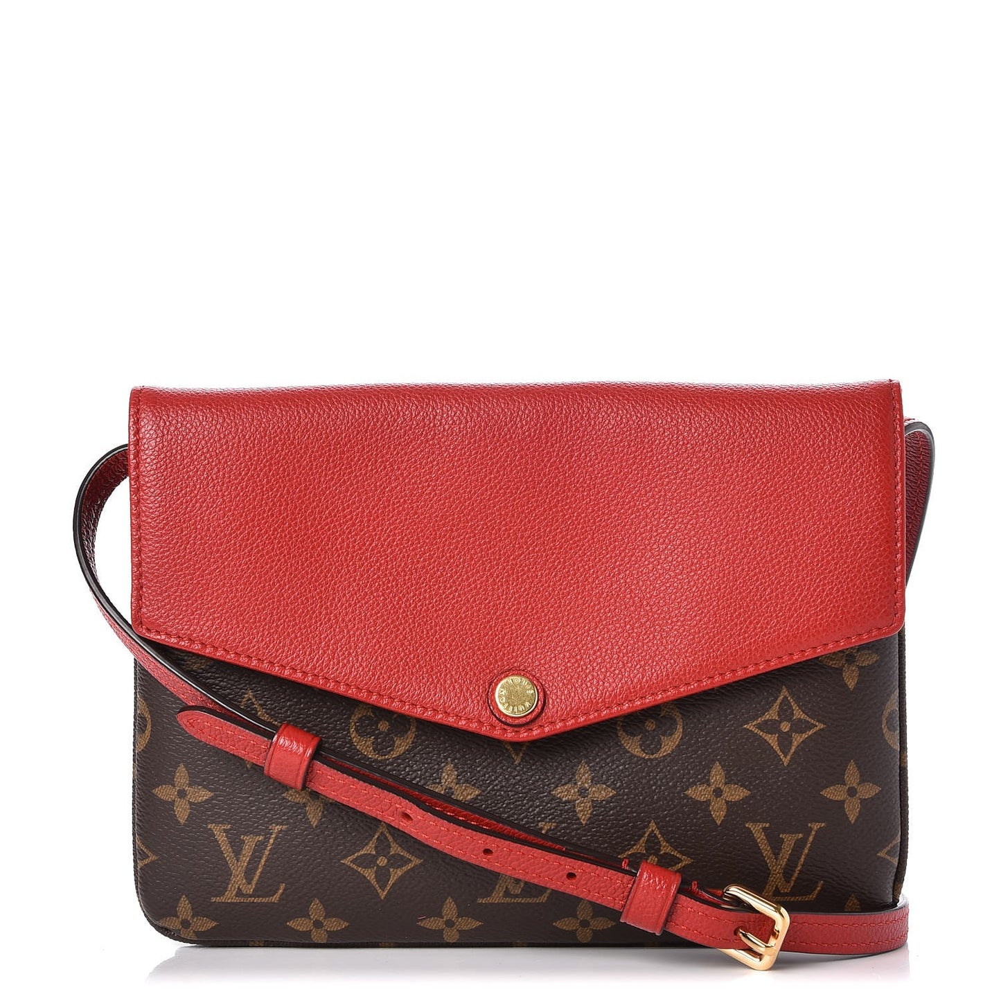Monogram Twice Pochette Cherry