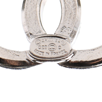 Chanel Crystal CC Earrings Silver 4 of 4