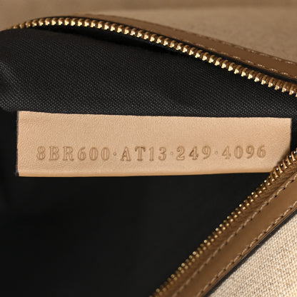 Fendi Canvas Vitello King FF Multicolor Embroidered Baguette Dusty Mauve Cappuccino Multicolor 7 of 10