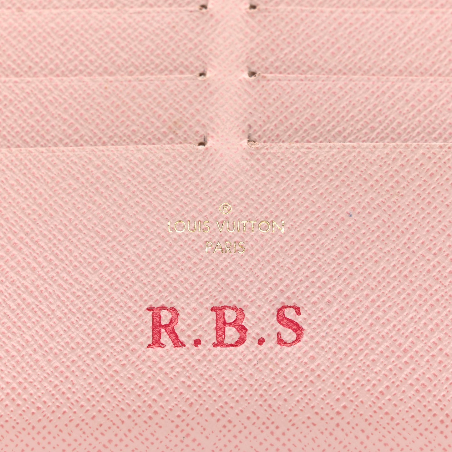 Calfskin Felicie Card Holder Insert Rose Ballerine