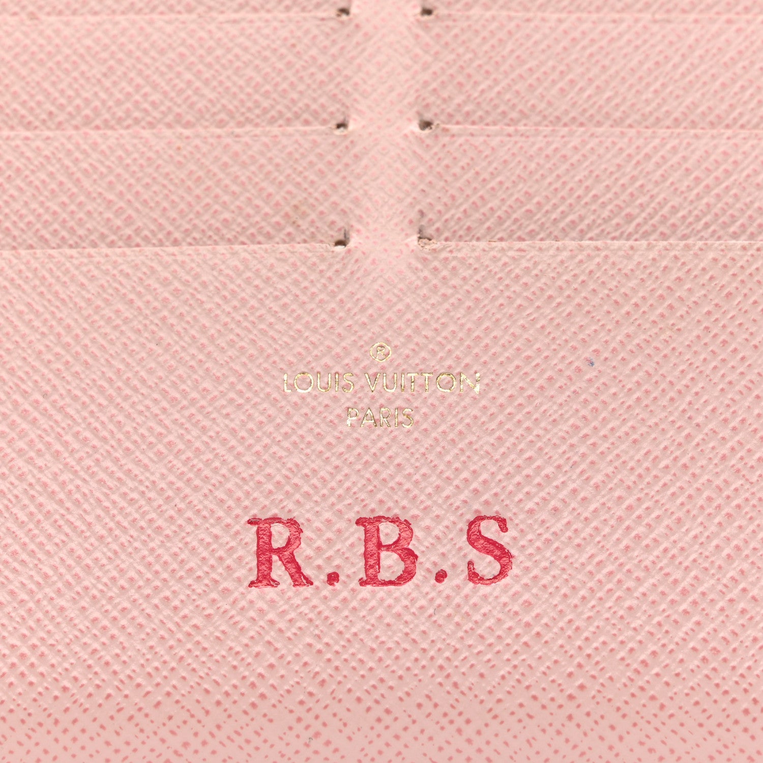 Louis Vuitton Calfskin Felicie Card Holder Insert Rose Ballerine 5 of 6