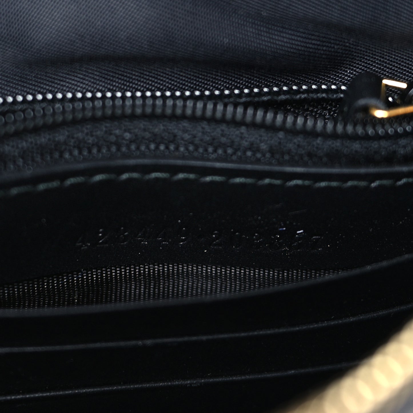 Guccissima Signature Wrist Wallet Black