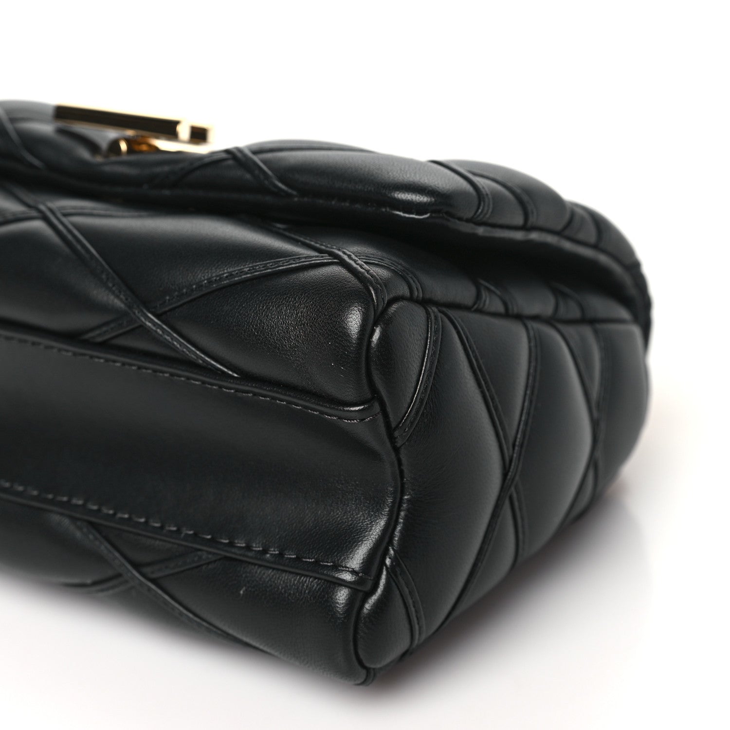 Louis Vuitton Lambskin Malletage GO-14 PM NM Black 9 of 9