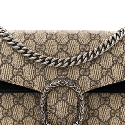 Gucci GG Supreme Monogram Small Dionysus Shoulder Bag Black 8 of 13