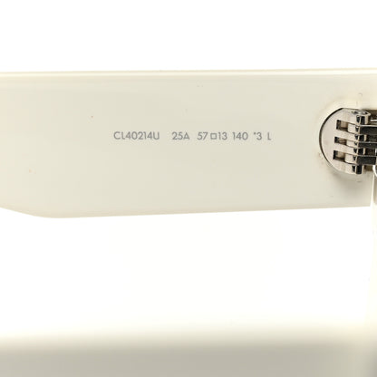 Celine Acetate Monochroms Square Sunglasses CL40214U White 5 of 6