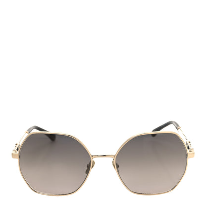 Chanel Pearl Sunglasses 4281-Q-H Black Gold 2 of 7