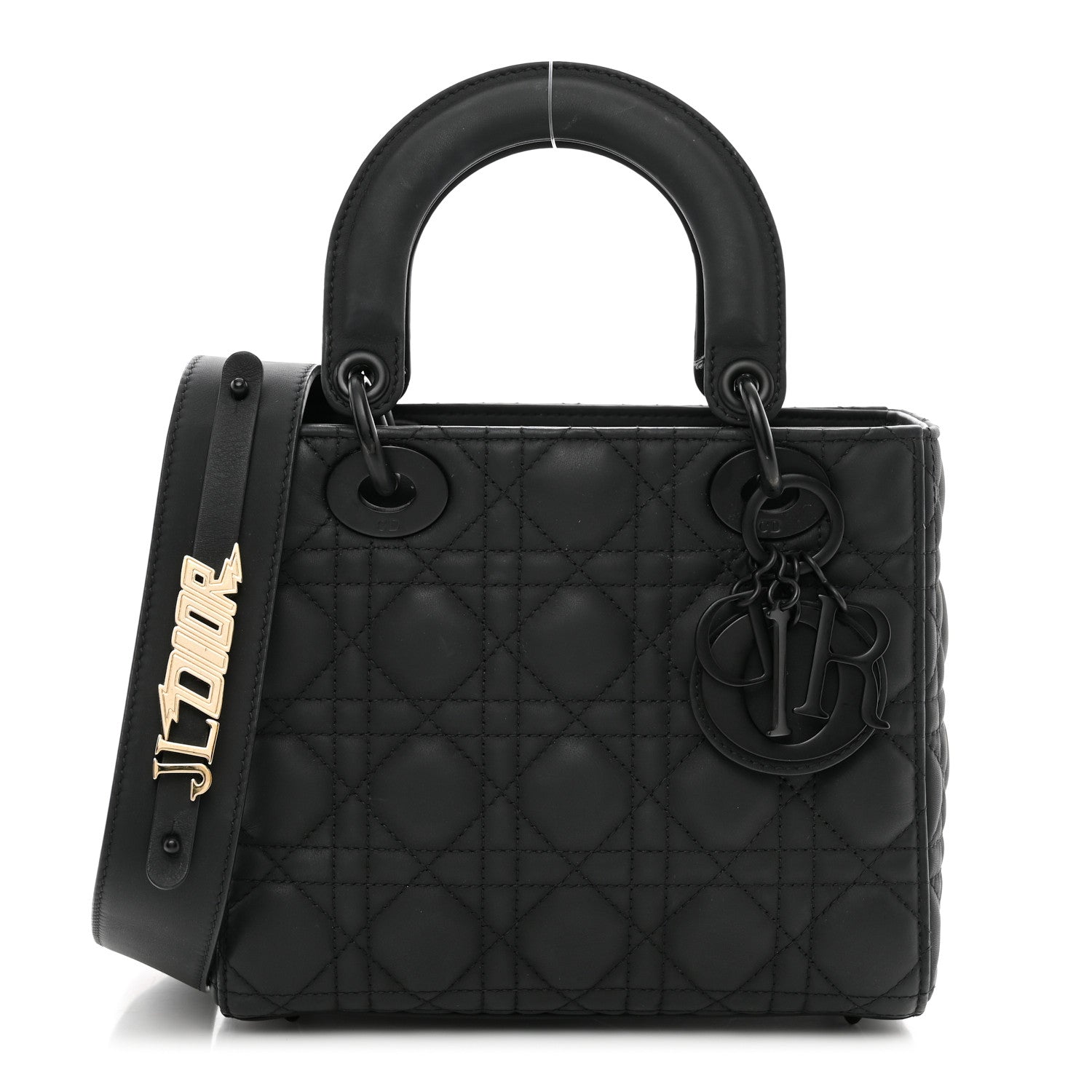 Christian Dior Ultra Matte Calfskin Cannage Small My ABCDior Lady Dior Black 1 of 11