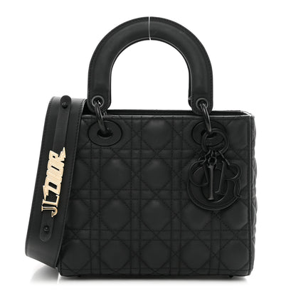 Christian Dior Ultra Matte Calfskin Cannage Small My ABCDior Lady Dior Black 1 of 11