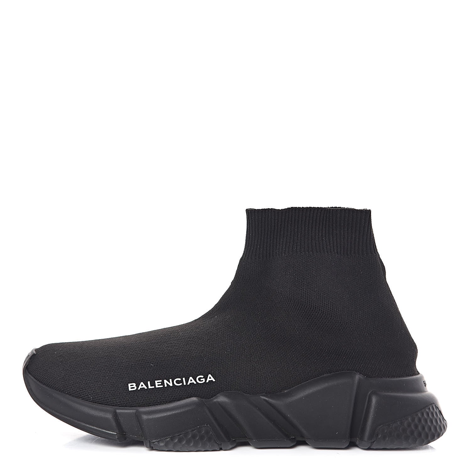 Balenciaga Neoprene Knit Womens Speed Sneakers 37 Black 1 of 11