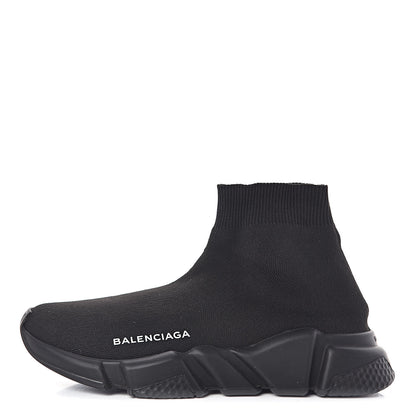 Balenciaga Neoprene Knit Womens Speed Sneakers 37 Black 1 of 11