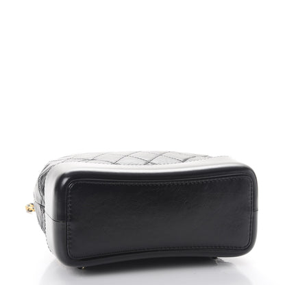 Chanel Aged Calfskin Quilted Gabrielle Backpack Black 4 of 14