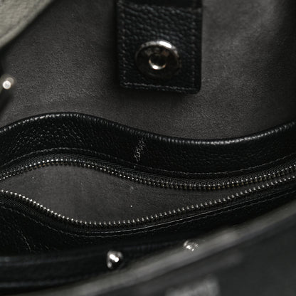 MCM Grained Calfskin Visetos Medium Sarah Hobo Black 15 of 17