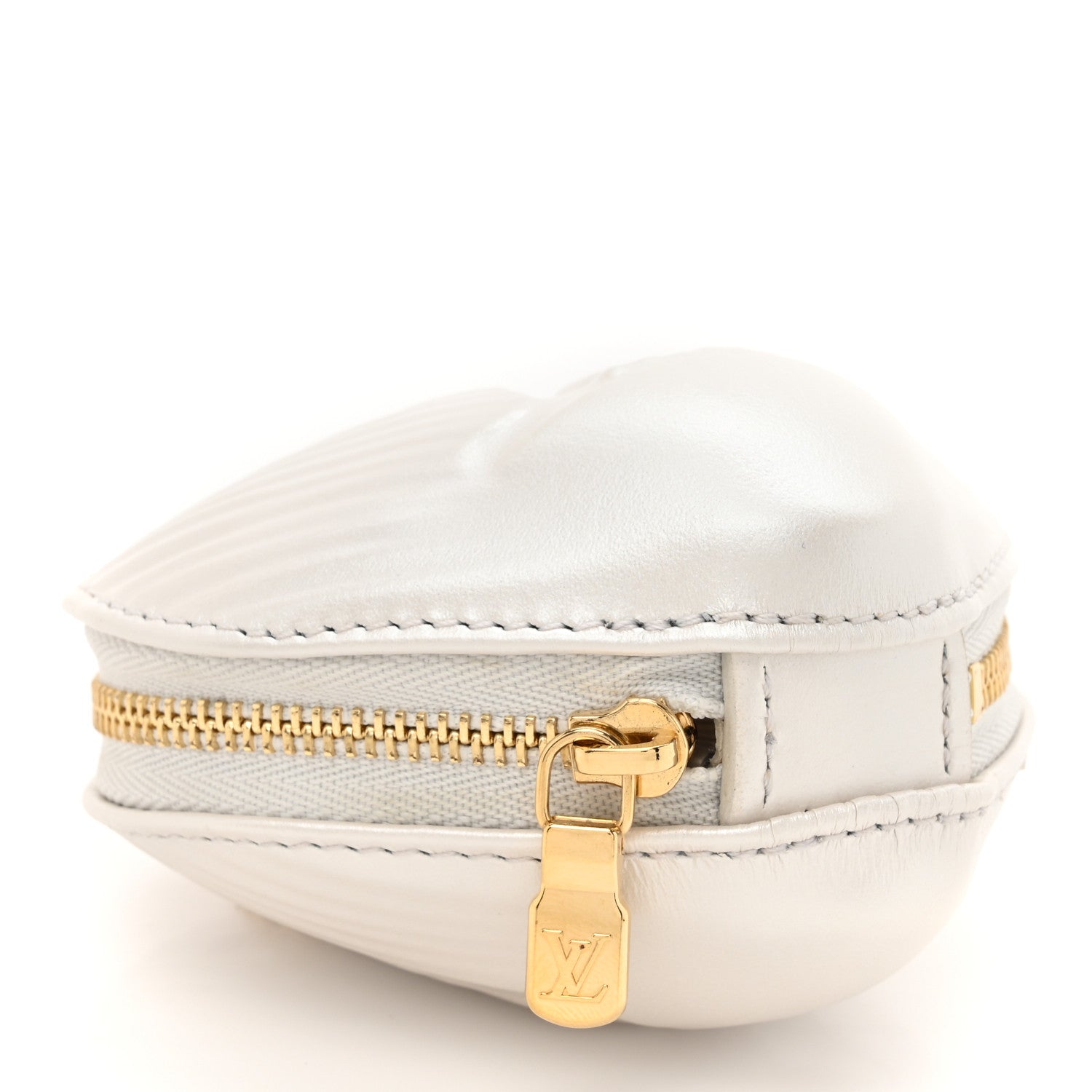 Louis Vuitton Cowhide By The Pool Shell Coin Purse White 4 of 7