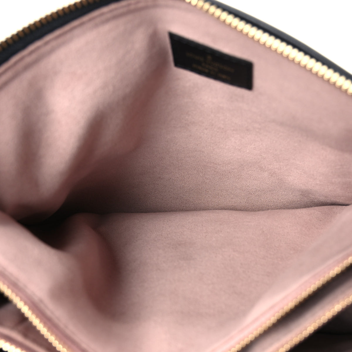 Lambskin Embossed Monogram Coussin PM Black