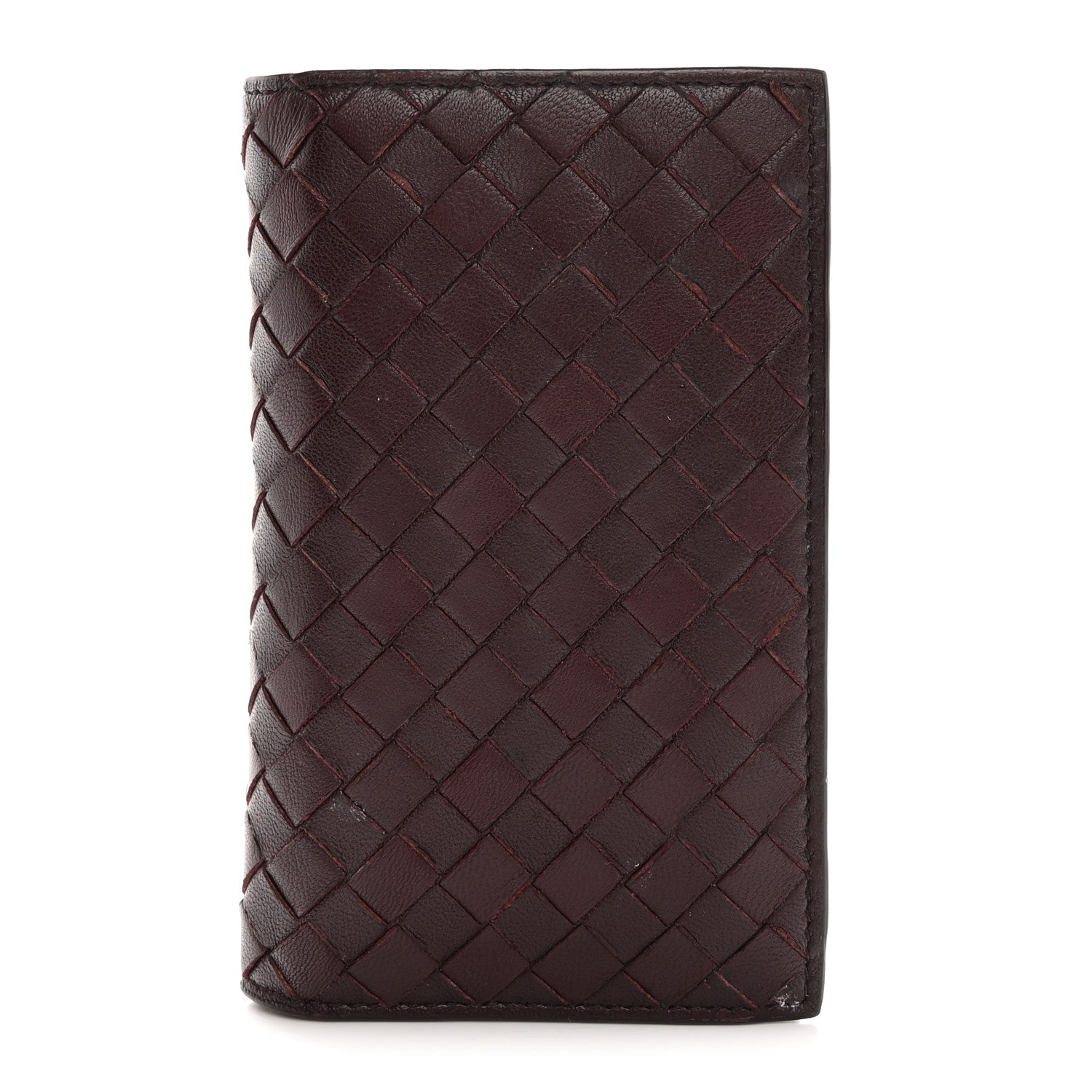 Bottega Veneta Nappa Intrecciato Flap Wallet Bordeaux 1 of 11