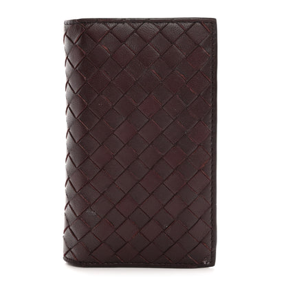 Bottega Veneta Nappa Intrecciato Flap Wallet Bordeaux 1 of 11