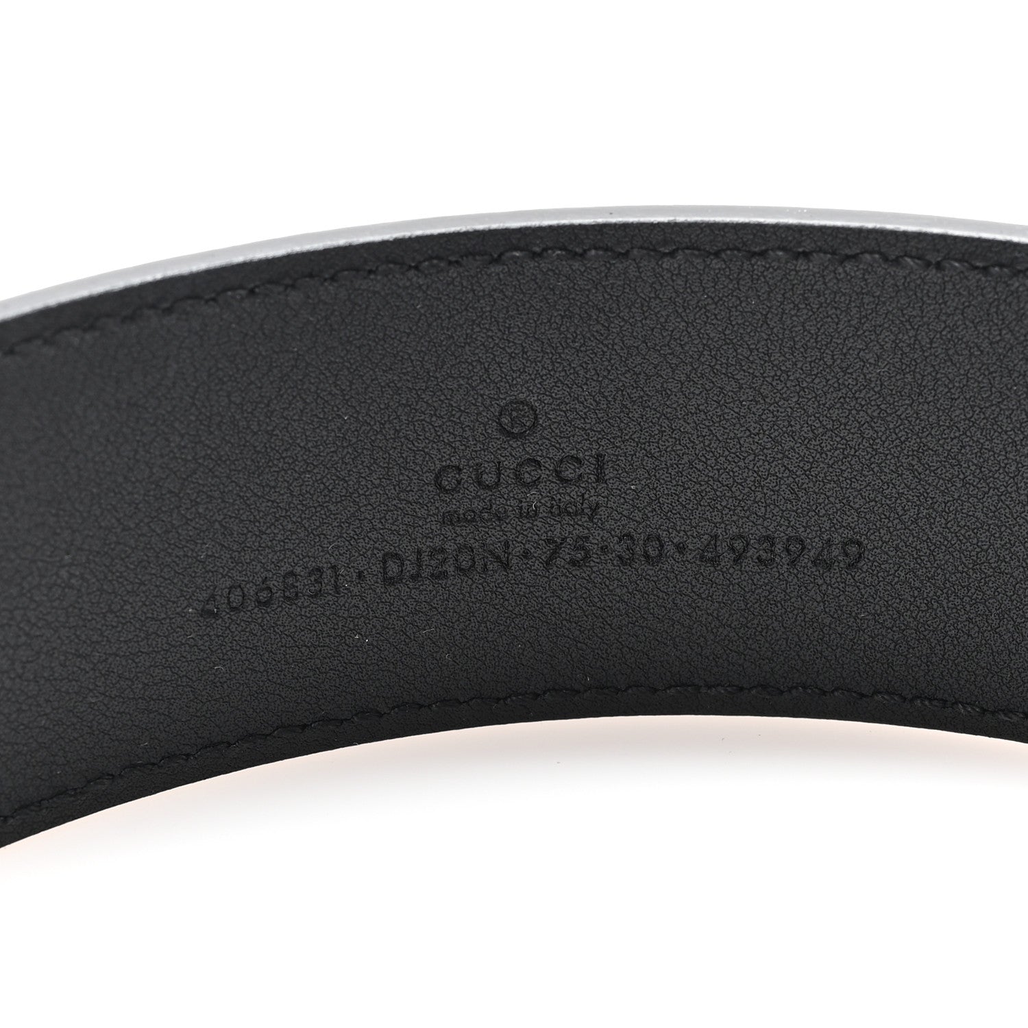 Gucci Dollar Pigprint Double G 40mm Belt 75 30 Black 3 of 5