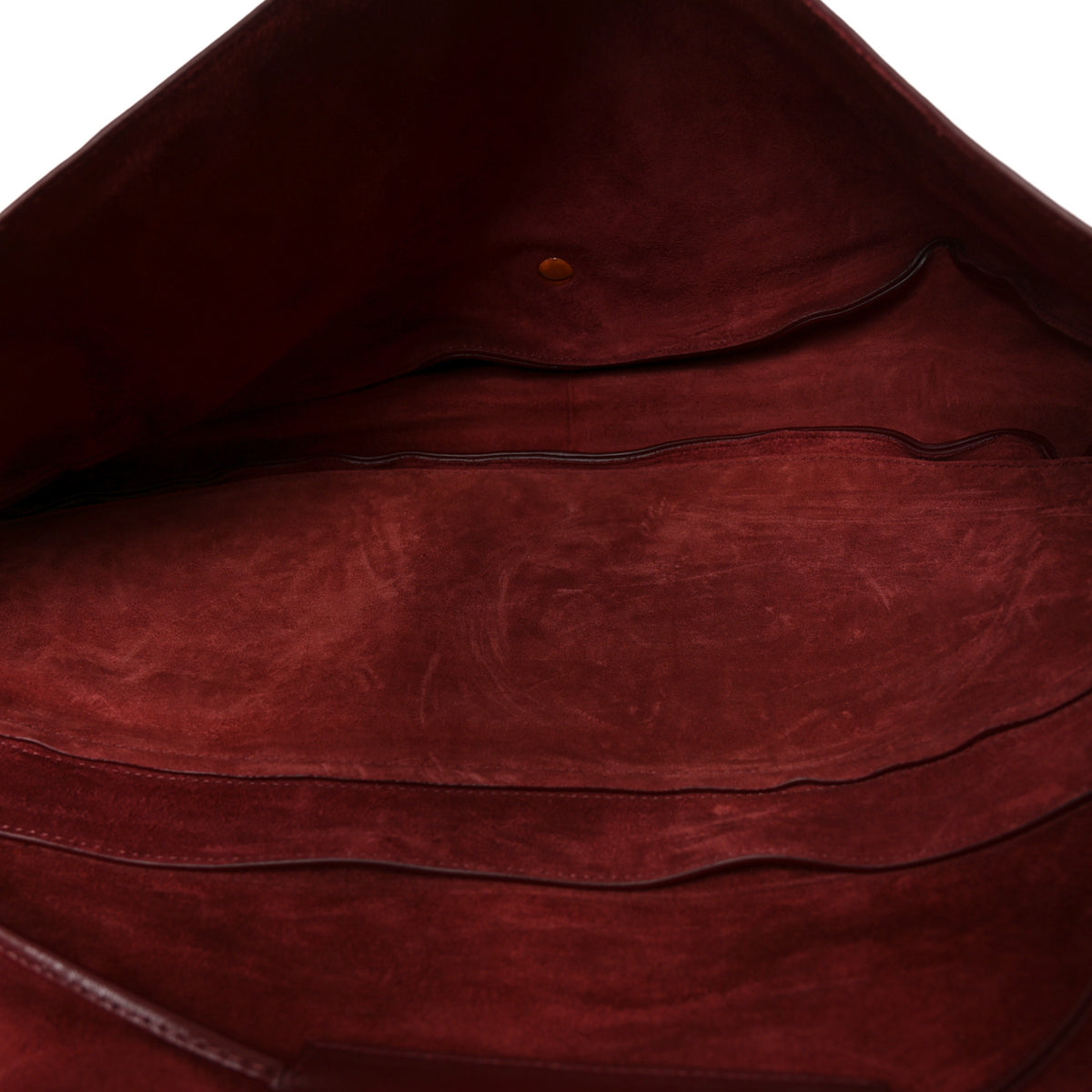 Celine Shiny Lambskin Soft Triomphe Half Moon Bag Syrah 5 of 9