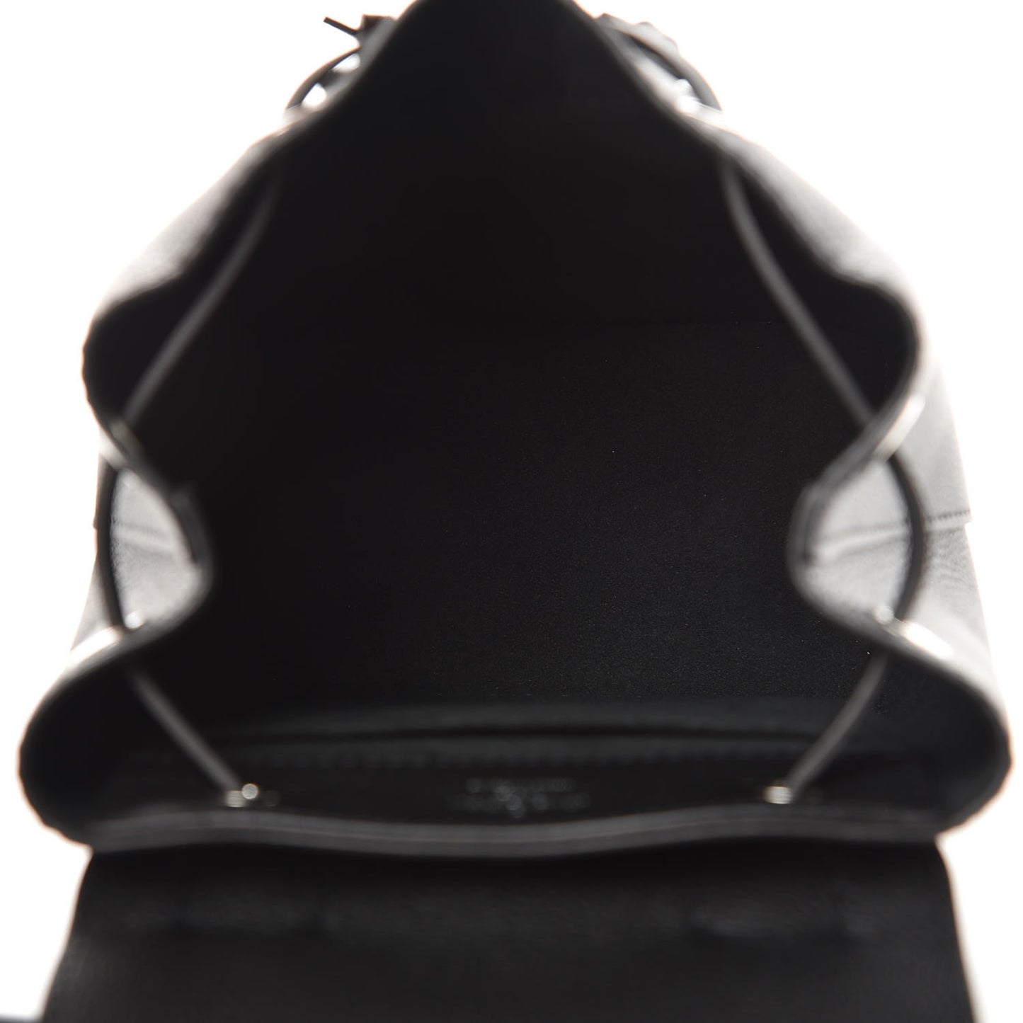 Calfskin Lockme Mini Backpack Black