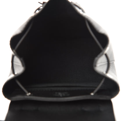 Louis Vuitton Calfskin Lockme Mini Backpack Black 5 of 9