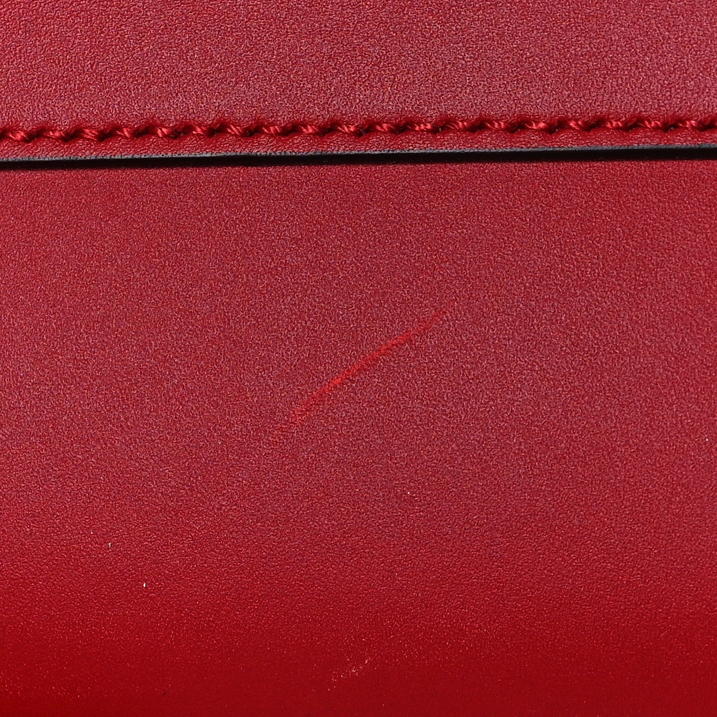 Calfskin GucciGhost Real Medium XL Tote Hibiscus Red