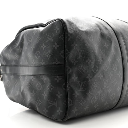 Louis Vuitton Monogram Eclipse Keepall Bandouliere 55 9 of 13