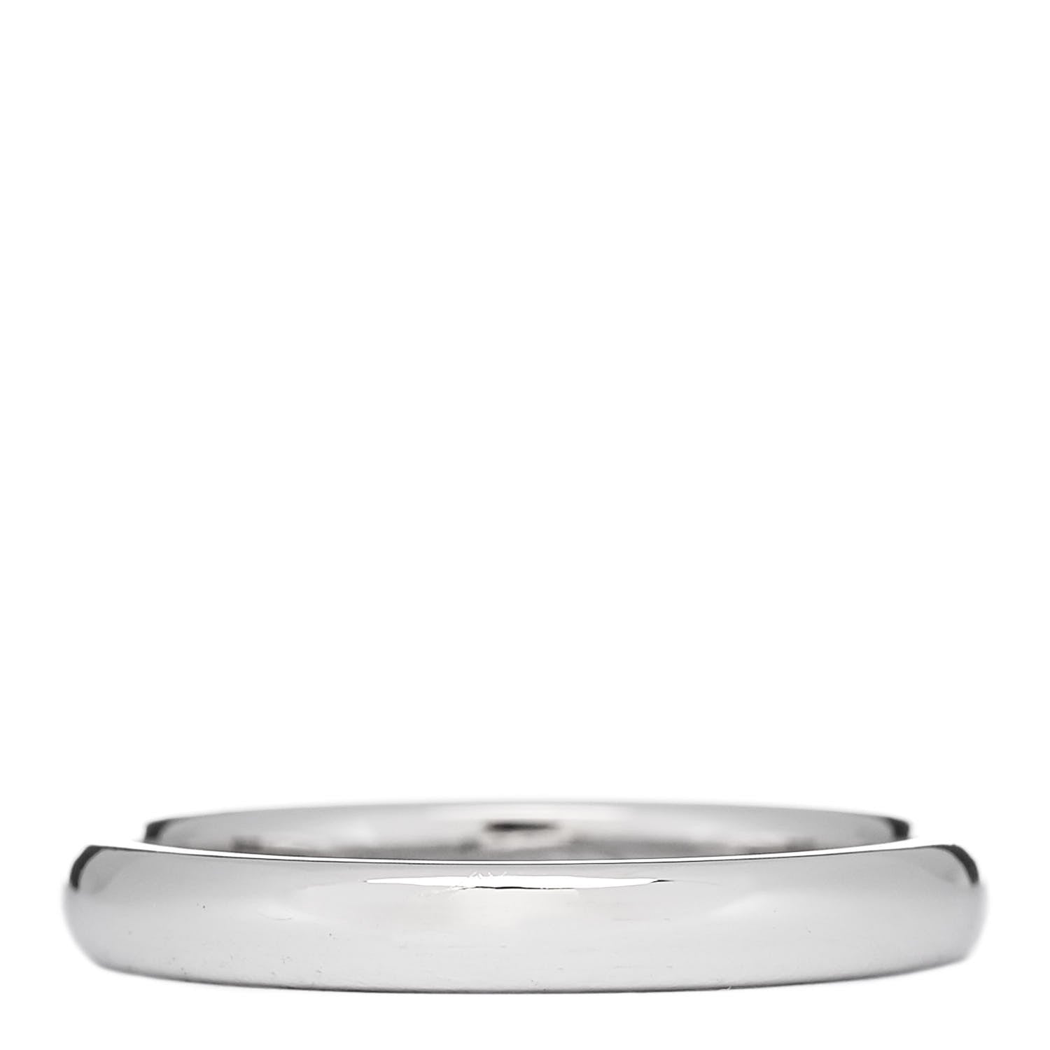 Tiffany Platinum 3mm Classic Wedding Band Ring 58 8.25 3 of 4