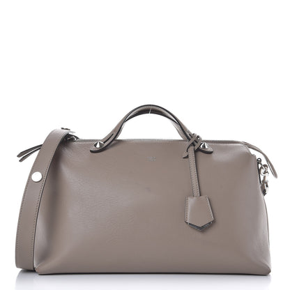 Fendi Vitello Dolce Large By The Way Boston Bag Tortora 1 of 11